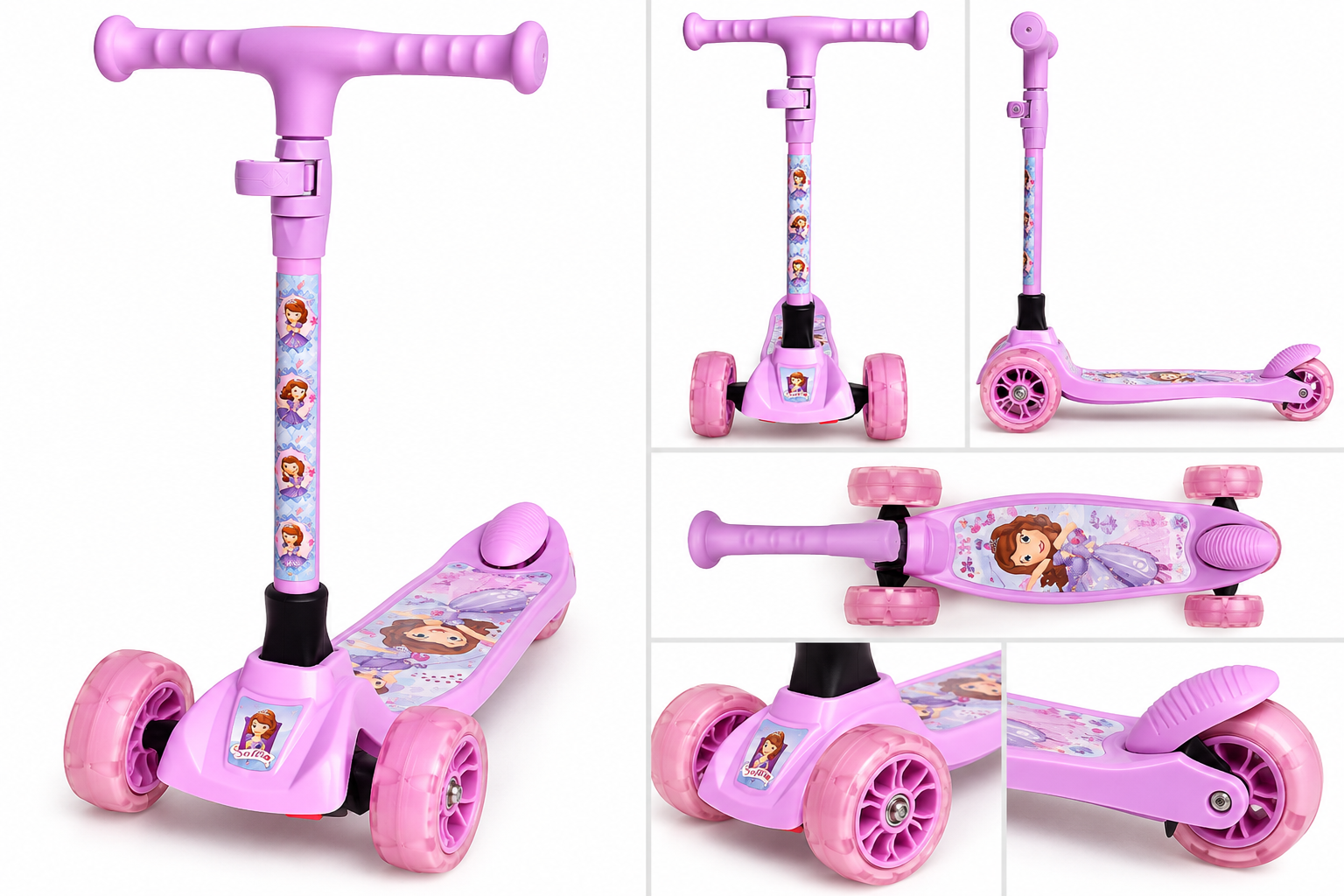 საბავშვო სკუტერი Disney 085 PURPLE